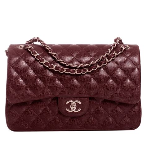 burgundy lining on chanel classic flap|Flap Bags .